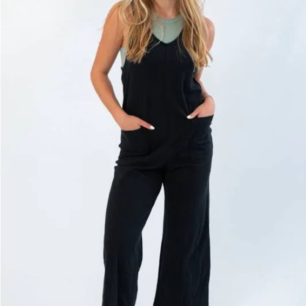 Black Jersey Women's Jumpsuit ZSUPPLY- Sz. M